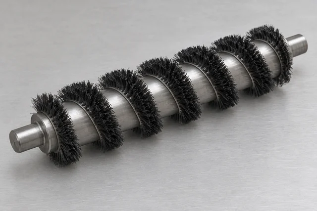 Spiral Wound Roller Brush