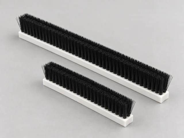 Rigid Plastic-Back Strip Brush