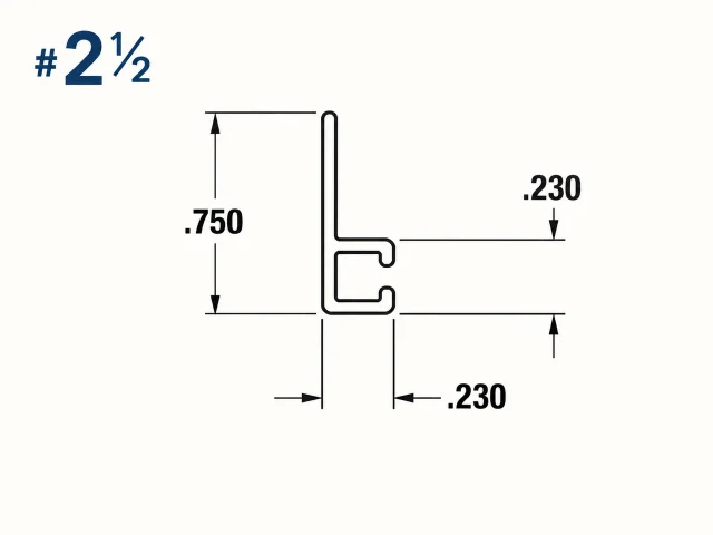 #2-1/2: 90-Degree Aluminum Holder