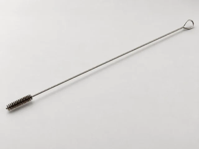 27” Long Wire Tube Cleaning Brushes with Loop End – Single Stem