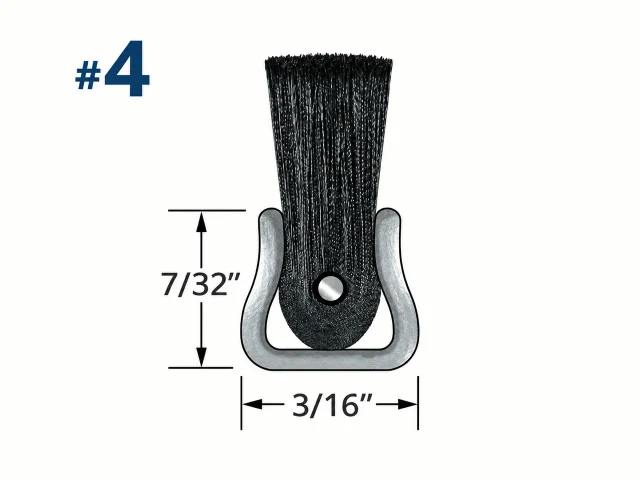 #4 Antistatic Nylon Fill with Galvanized Backing