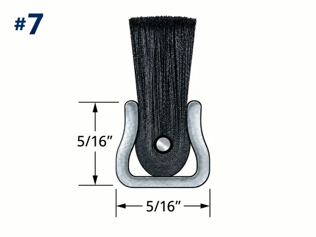 #7 Antistatic Nylon Fill with Galvanized Backing