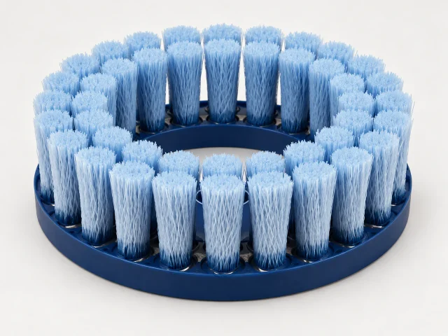 Ceramic Abrasive Nylon Disc Brushes - Tufted Pattern