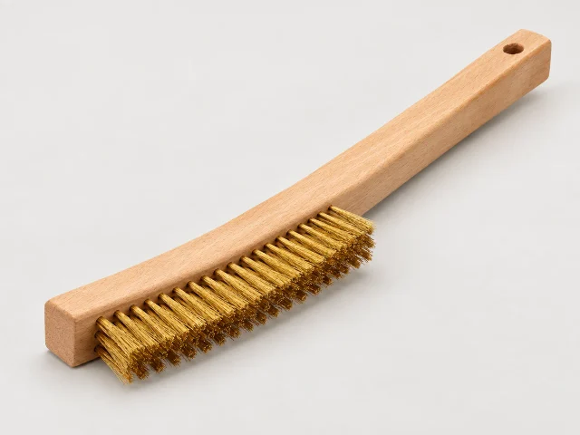 Curved Handle Platers' Brushes