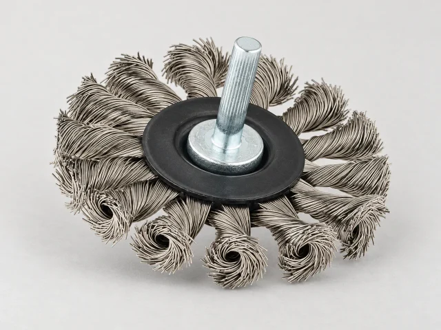 Twisted Knot Stem Mount Wire Wheel Brushes – Stainless Steel